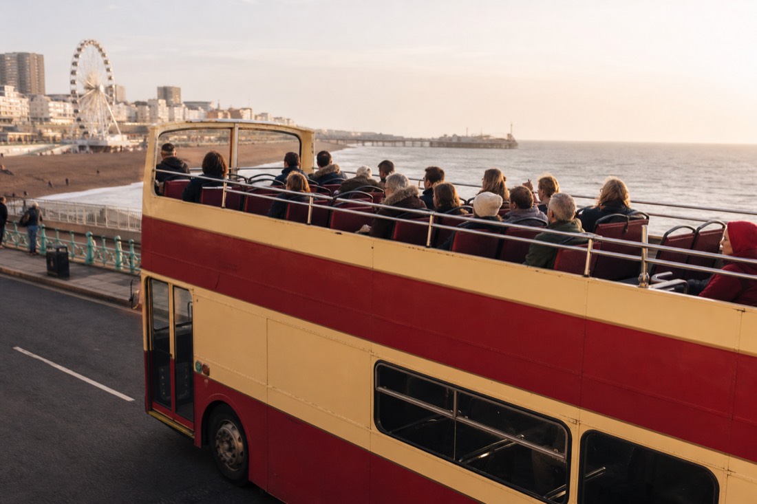When is a plain day pass or walking better? in Brighton