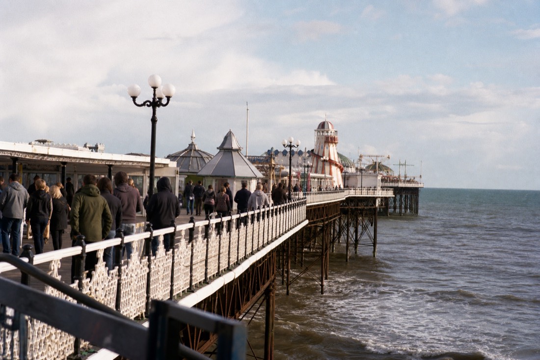 What is near the pier? in Brighton