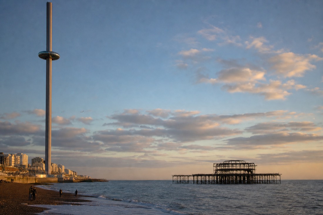How much are i360 tickets and how long is the flight? in Brighton