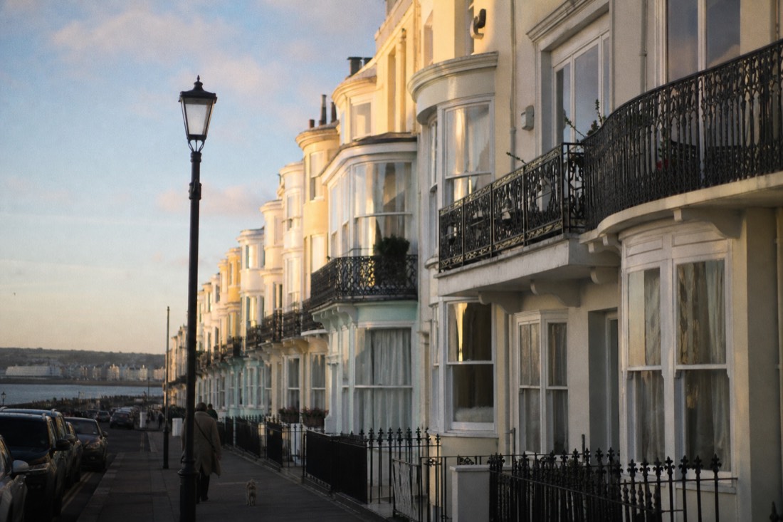 What are the Kemp Town Regency terraces? in Brighton