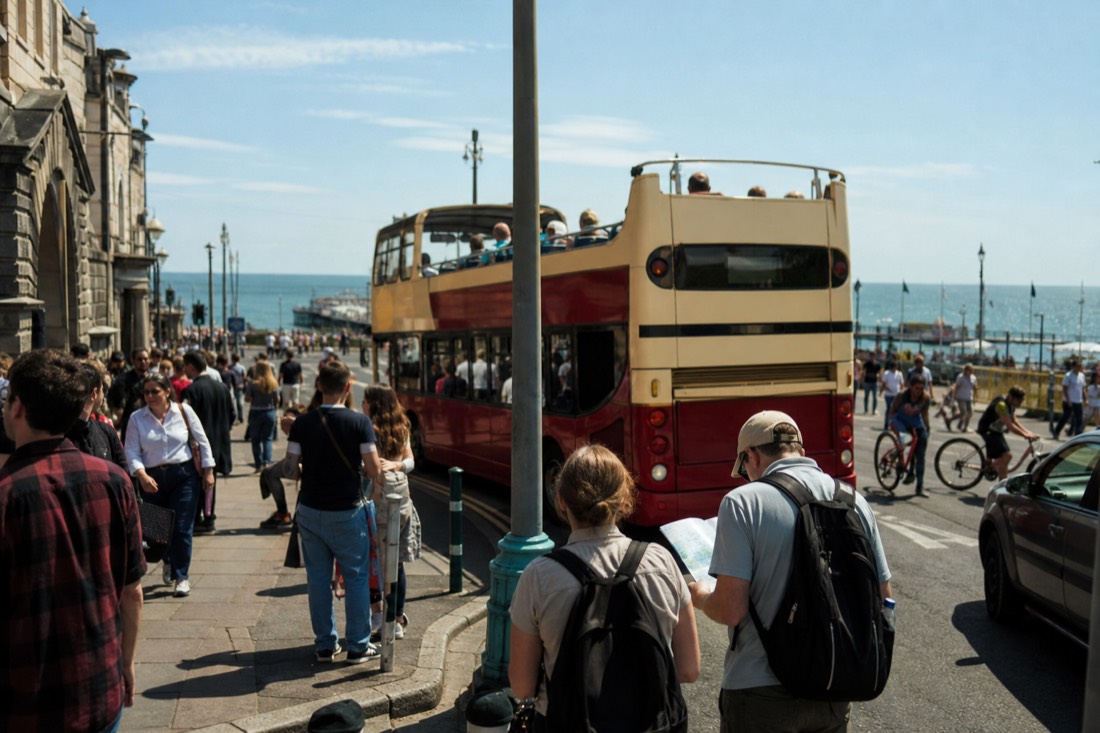 London to Brighton by train in Brighton