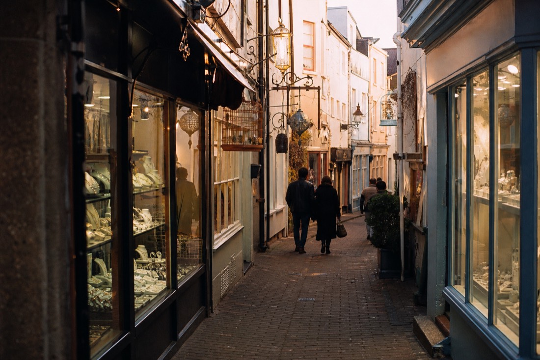 How is North Laine different from The Lanes? in Brighton