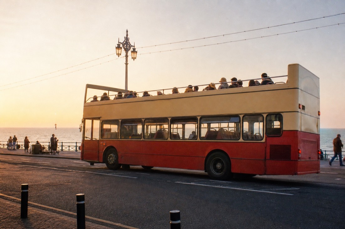 How should you plan a loop around the stops? in Brighton