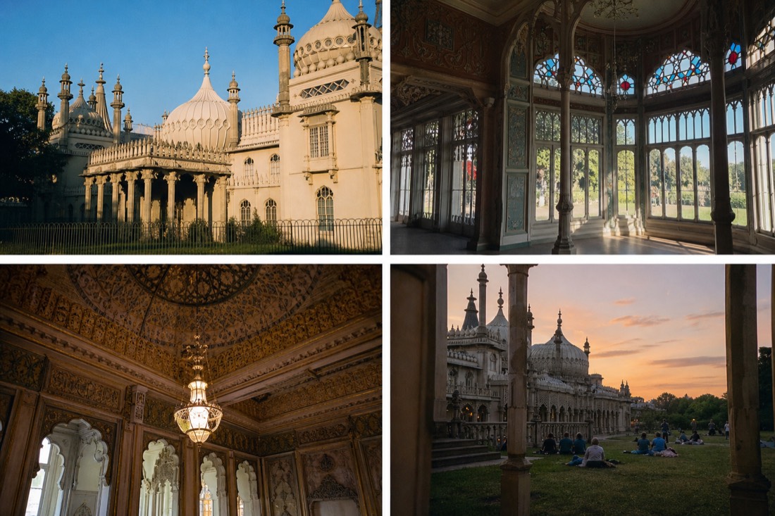How do you get to the Royal Pavilion? in Brighton