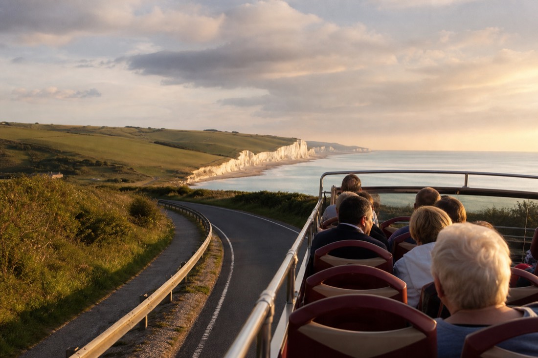 What is the walk from Exceat to the cliffs like? in Brighton