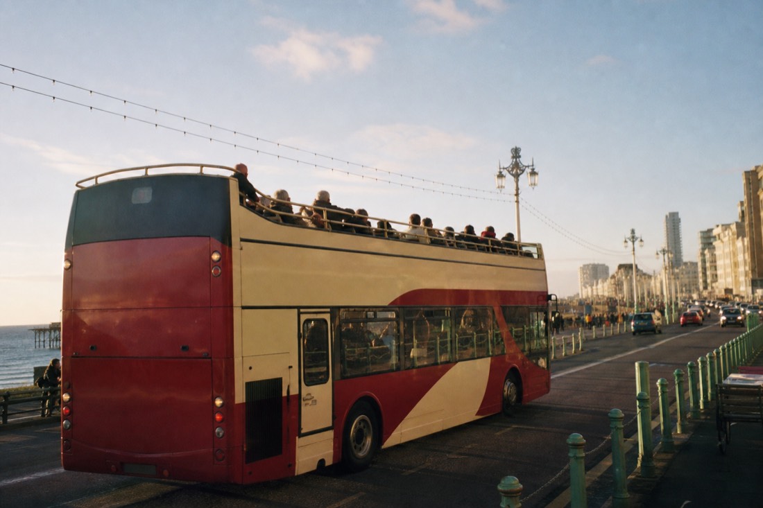 What is included in the Brighton bus tour ticket price? in Brighton